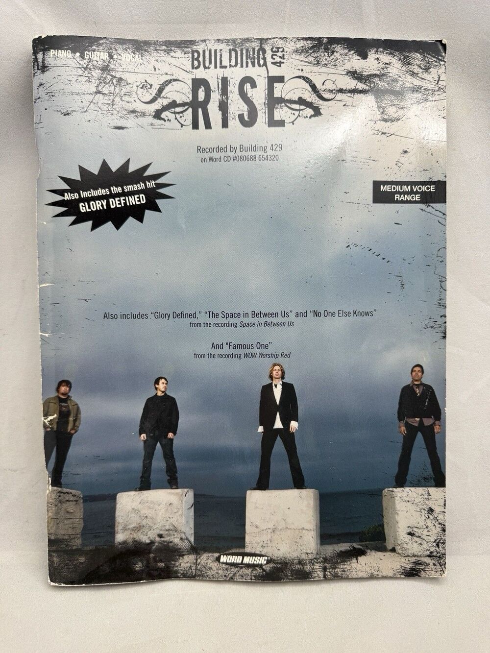 Building 429 Rise Songbook Guitar Vocal Sheet Music Medium Voice Range